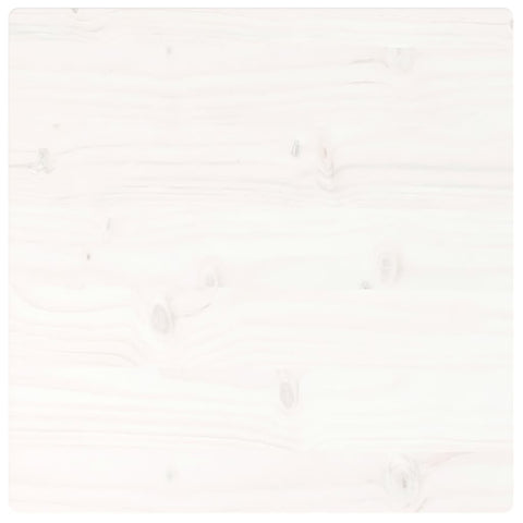 vidaXL Table Top White 40x40x2.5 cm Solid Wood Pine Square