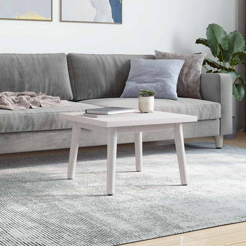 vidaXL Table Top White 60x60x2.5 cm Solid Wood Pine Square