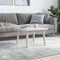 vidaXL Table Top White 60x60x2.5 cm Solid Wood Pine Square
