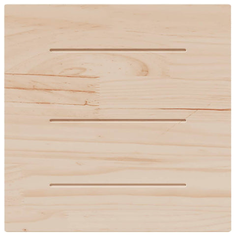 vidaXL Table Top White 60x60x2.5 cm Solid Wood Pine Square