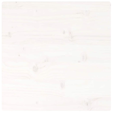 vidaXL Table Top White 60x60x2.5 cm Solid Wood Pine Square