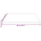 vidaXL Table Top White 60x60x2.5 cm Solid Wood Pine Square