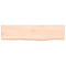 vidaXL Wall Shelf 40x10x4 cm Untreated Solid Wood Oak