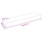 vidaXL Wall Shelf 40x10x4 cm Untreated Solid Wood Oak