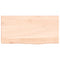 vidaXL Wall Shelf 40x20x4 cm Untreated Solid Wood Oak