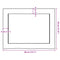 vidaXL Wall Shelf 40x30x(2-4) cm Untreated Solid Wood Oak