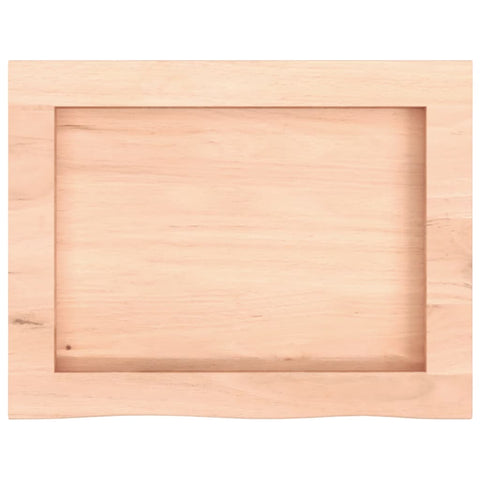 vidaXL Wall Shelf 40x30x(2-6) cm Untreated Solid Wood Oak