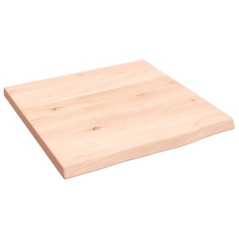 vidaXL Wall Shelf 40x40x2 cm Untreated Solid Wood Oak