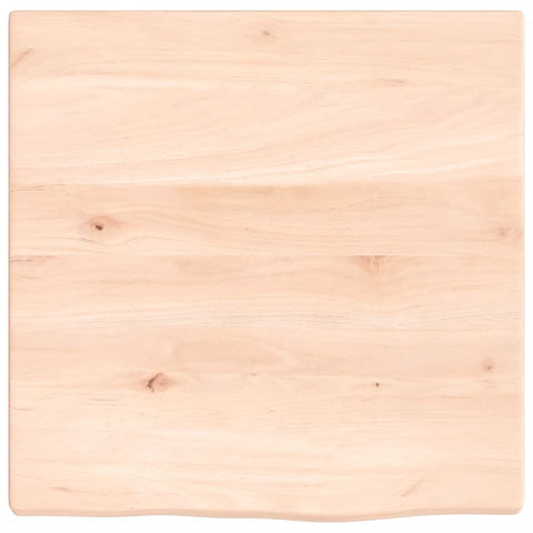 vidaXL Wall Shelf 40x40x2 cm Untreated Solid Wood Oak