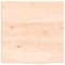 vidaXL Wall Shelf 40x40x2 cm Untreated Solid Wood Oak