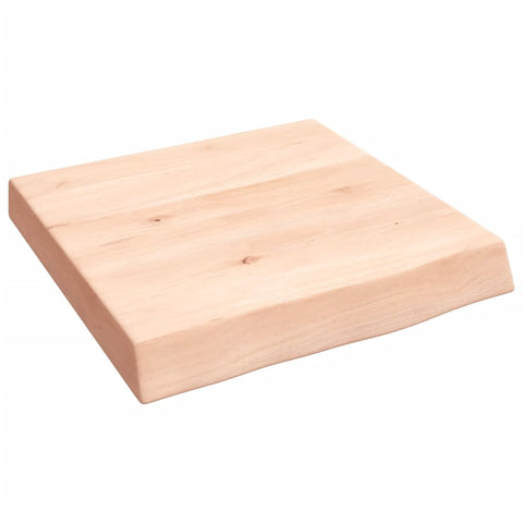 vidaXL Wall Shelf 40x40x(2-6) cm Untreated Solid Wood Oak