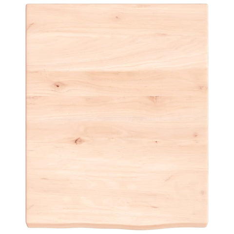 vidaXL Wall Shelf 40x50x(2-4) cm Untreated Solid Wood Oak
