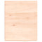 vidaXL Wall Shelf 40x50x(2-4) cm Untreated Solid Wood Oak