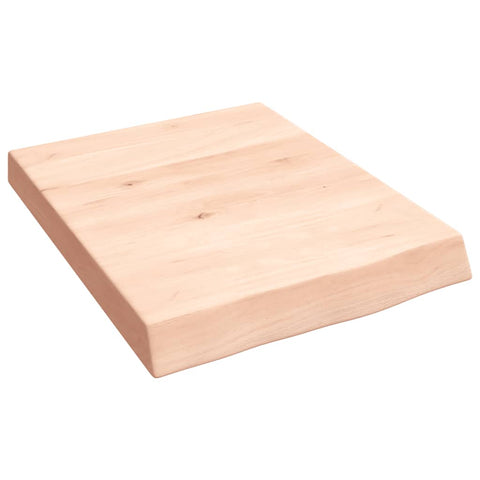 vidaXL Wall Shelf 40x50x(2-6) cm Untreated Solid Wood Oak