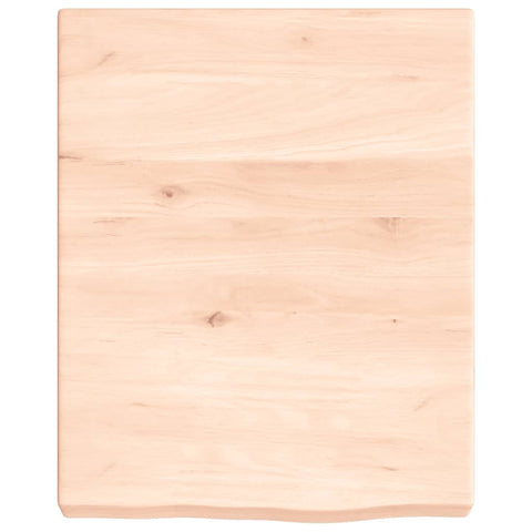 vidaXL Wall Shelf 40x50x(2-6) cm Untreated Solid Wood Oak