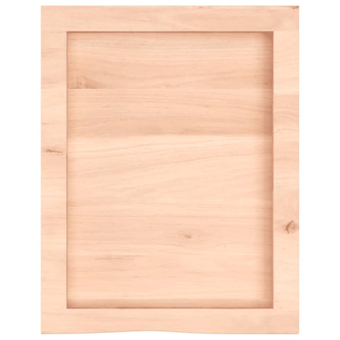 vidaXL Wall Shelf 40x50x(2-6) cm Untreated Solid Wood Oak