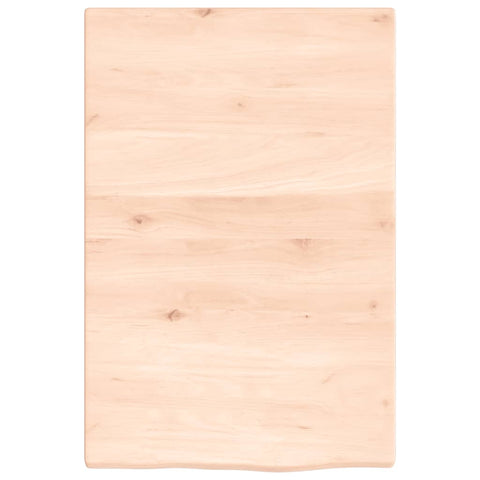 vidaXL Wall Shelf 40x60x2 cm Untreated Solid Wood Oak