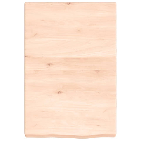 vidaXL Wall Shelf 40x60x(2-6) cm Untreated Solid Wood Oak