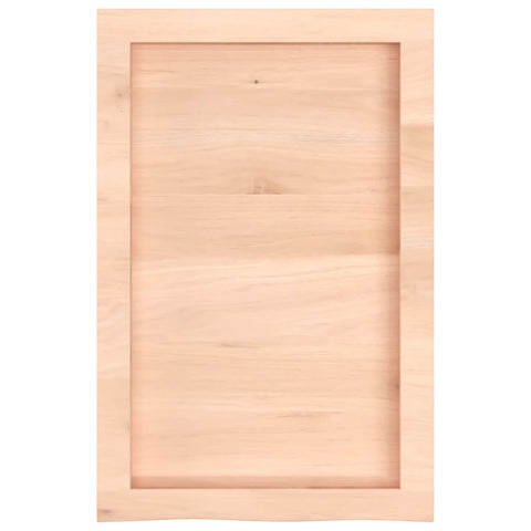 vidaXL Wall Shelf 40x60x(2-6) cm Untreated Solid Wood Oak