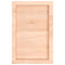 vidaXL Wall Shelf 40x60x(2-6) cm Untreated Solid Wood Oak