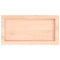 vidaXL Wall Shelf 60x30x(2-6) cm Untreated Solid Wood Oak