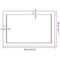 vidaXL Wall Shelf 60x40x(2-4) cm Untreated Solid Wood Oak