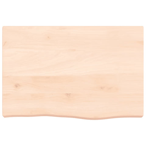 vidaXL Wall Shelf 60x40x(2-6) cm Untreated Solid Wood Oak