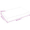 vidaXL Wall Shelf 60x40x(2-6) cm Untreated Solid Wood Oak