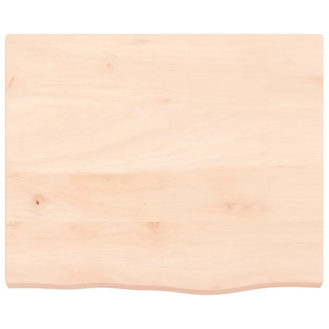 vidaXL Wall Shelf 60x50x(2-4) cm Untreated Solid Wood Oak
