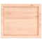 vidaXL Wall Shelf 60x50x(2-6) cm Untreated Solid Wood Oak