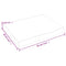 vidaXL Wall Shelf 60x50x(2-6) cm Untreated Solid Wood Oak