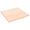 vidaXL Wall Shelf 60x60x2 cm Untreated Solid Wood Oak
