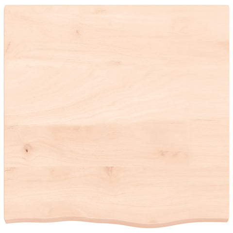 vidaXL Wall Shelf 60x60x(2-4) cm Untreated Solid Wood Oak
