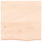 vidaXL Wall Shelf 60x60x(2-6) cm Untreated Solid Wood Oak
