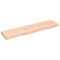 vidaXL Wall Shelf 80x20x4 cm Untreated Solid Wood Oak