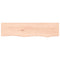 vidaXL Wall Shelf 80x20x4 cm Untreated Solid Wood Oak