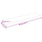 vidaXL Wall Shelf 80x20x4 cm Untreated Solid Wood Oak