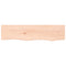 vidaXL Wall Shelf 80x20x6 cm Untreated Solid Wood Oak
