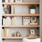 vidaXL Wall Shelf 80x20x6 cm Untreated Solid Wood Oak