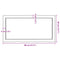 vidaXL Wall Shelf 80x40x(2-4) cm Untreated Solid Wood Oak