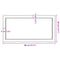 vidaXL Wall Shelf 80x40x(2-6) cm Untreated Solid Wood Oak