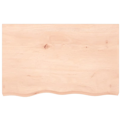 vidaXL Wall Shelf 80x50x(2-6) cm Untreated Solid Wood Oak