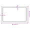 vidaXL Wall Shelf 80x50x(2-6) cm Untreated Solid Wood Oak