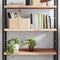 vidaXL Wall Shelf 80x60x(2-4) cm Untreated Solid Wood Oak