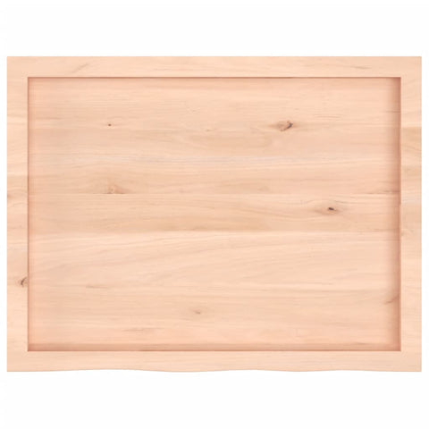 vidaXL Wall Shelf 80x60x(2-6) cm Untreated Solid Wood Oak