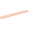 vidaXL Wall Shelf 100x10x4 cm Untreated Solid Wood Oak
