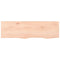 vidaXL Wall Shelf 100x30x2 cm Untreated Solid Wood Oak