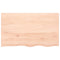 vidaXL Wall Shelf 100x60x2 cm Untreated Solid Wood Oak