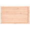 vidaXL Wall Shelf 100x60x(2-4) cm Untreated Solid Wood Oak