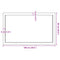 vidaXL Wall Shelf 100x60x(2-4) cm Untreated Solid Wood Oak